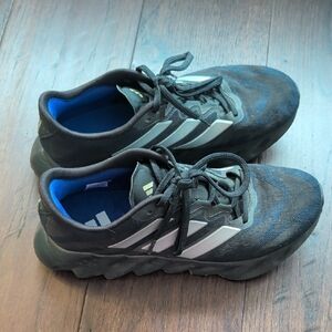 Adidas Black and White Athletic Shoes